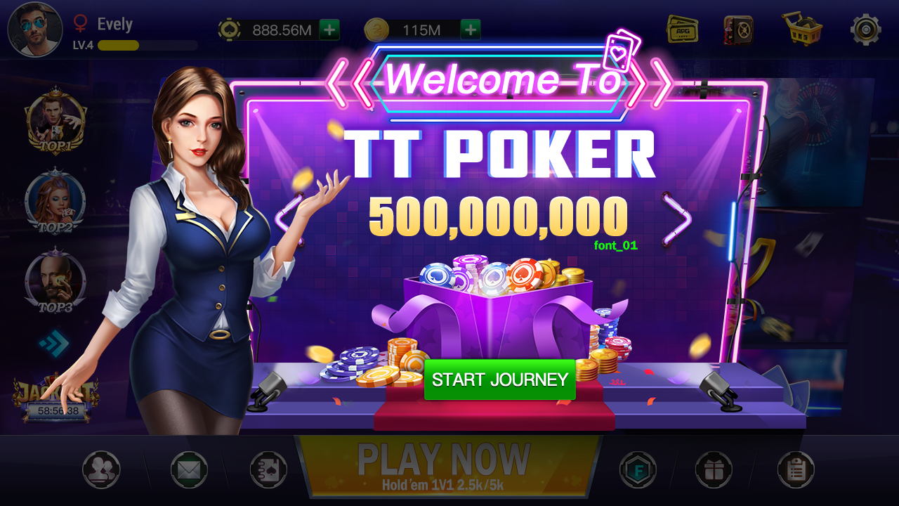 Texas Hold'em Points Lobby - 德州扑克游戏大厅